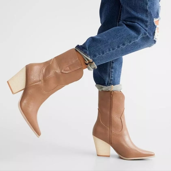 Oasis Society Western Inspired Ankle Boot Maeve sz 8 - Picture 1 of 5